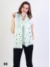 Foil Clover Frayed Scarf